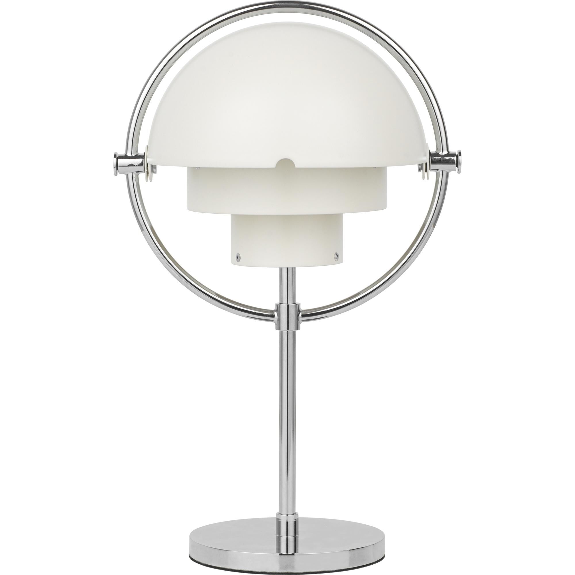 Lampe Portative Multi-Lite Chrome/ Blanc Mat