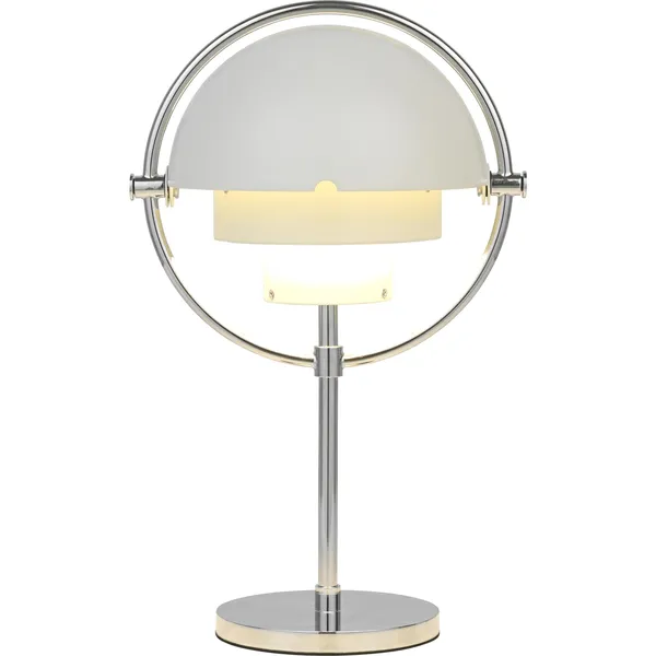 Multi-Lite Portable Lamp Chrome/ Matt White