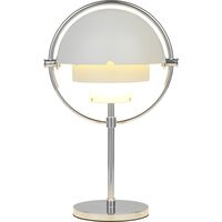 Multi-Lite Portable Lamp Chrome/ Matt White