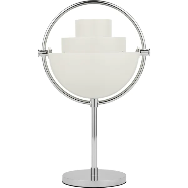 Multi-Lite Portable Lamp Chrome/ Matt White