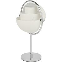 Multi-Lite Portable Lamp Chrome/ Matt White