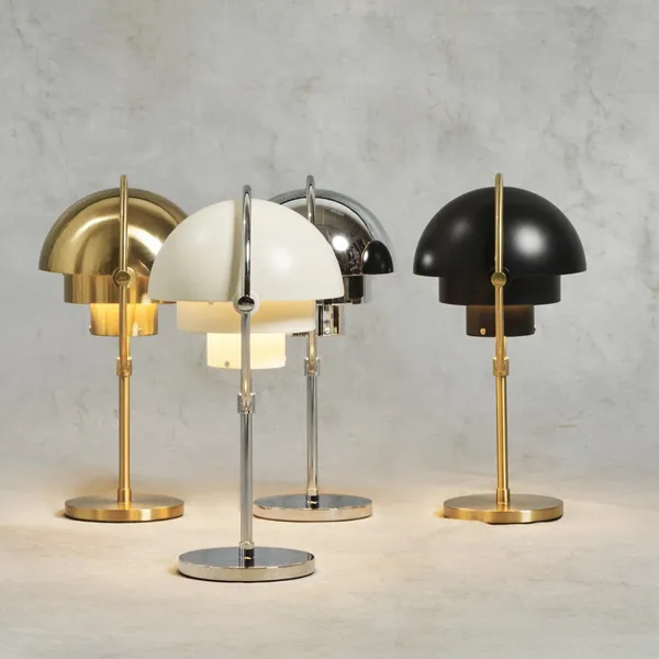 Multi-Lite Portable Lamp Chrome/ Matt White
