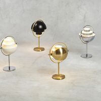 Multi-Lite Portable Lamp Chrome/ Matt White