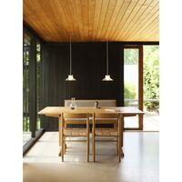 FDB Furniture U11 Slaterhage Pendant Opal