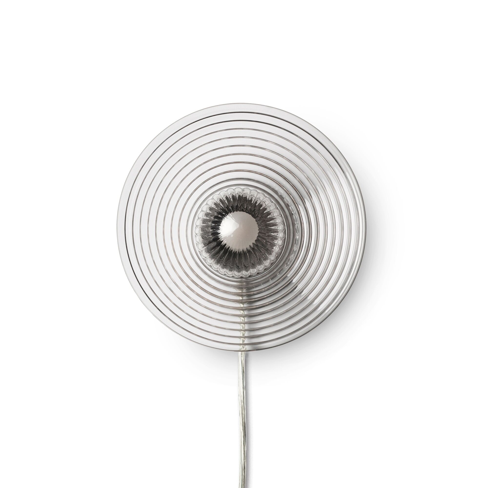 FDB M&ouml;bler U12 Slaterhage V&auml;gglampa &Oslash;12 Transparent/Opal/ Svart