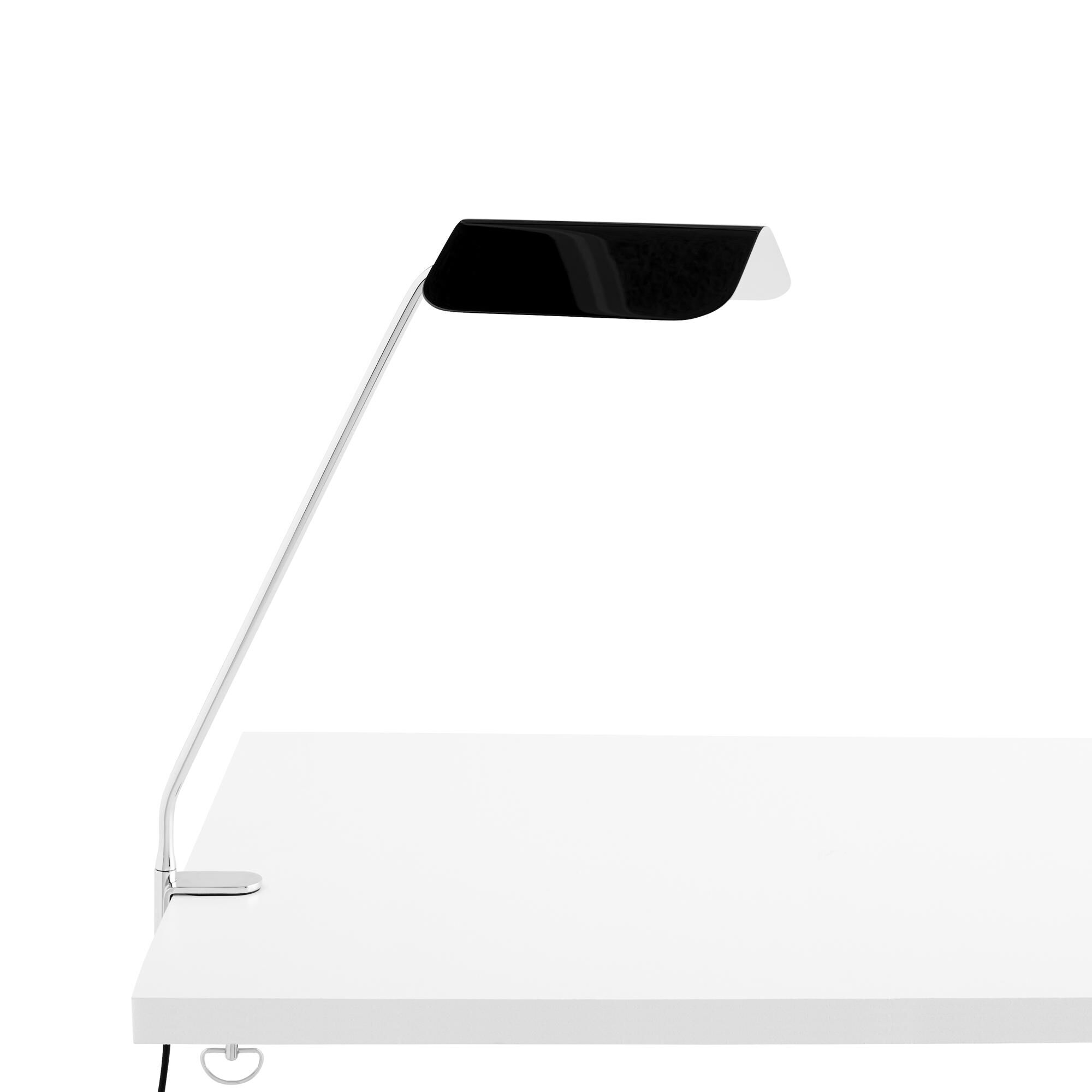Apex Bordslampa med Kl&auml;mma Svart J&auml;rn