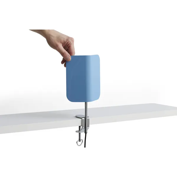 Apex Wall Lamp with Clip Pastel Blue