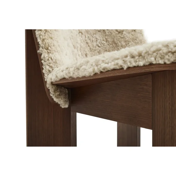 Chisel Fauteuil Walnoot/Schapsvacht Mohawi