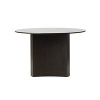 Bow Dining Table Brown Stained Oak