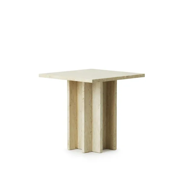 Edge Coffee Table Small Travertine