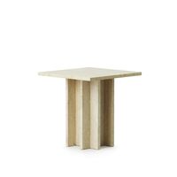 Edge Coffee Table Small Travertine