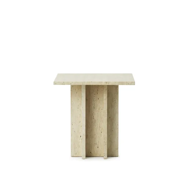 Edge Coffee Table Small Travertine