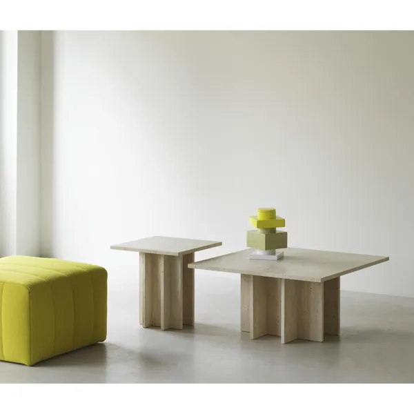 Edge Coffee Table Small Travertine