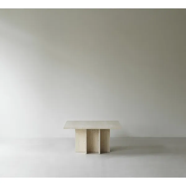 Edge Coffee Table Large Travertine