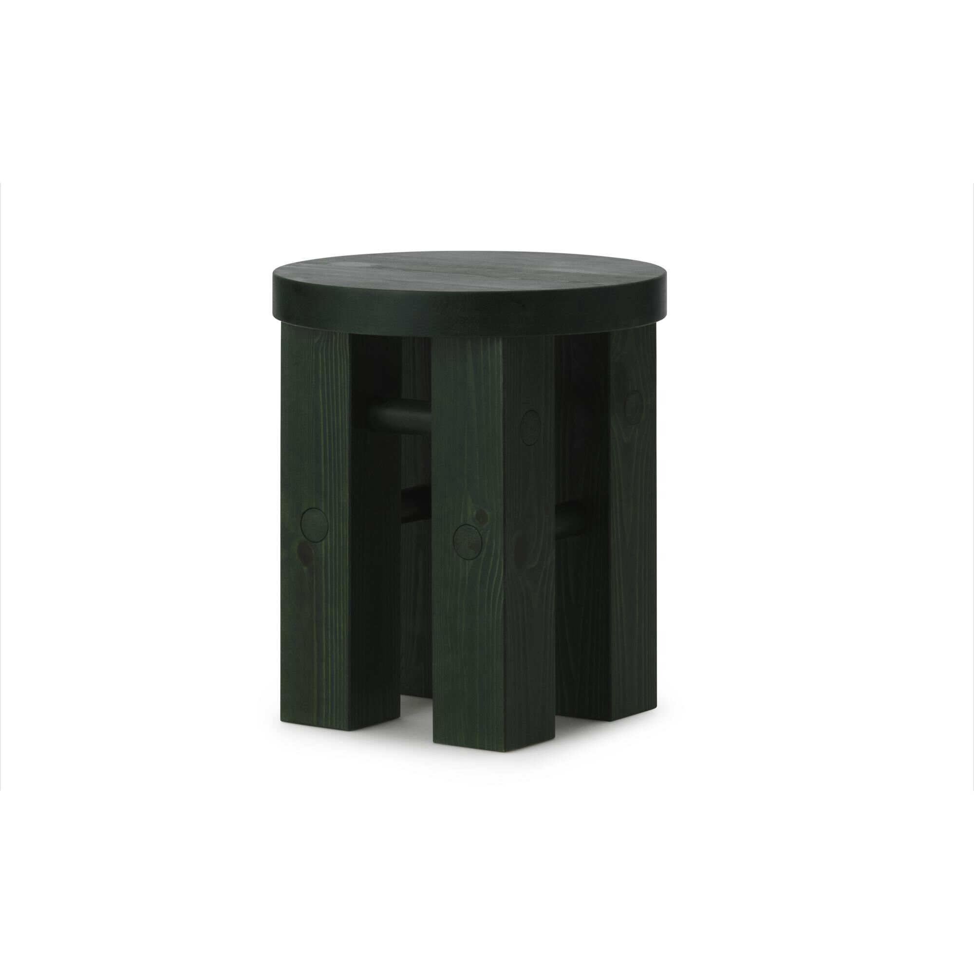 Tabouret en Pin Vert Vert
