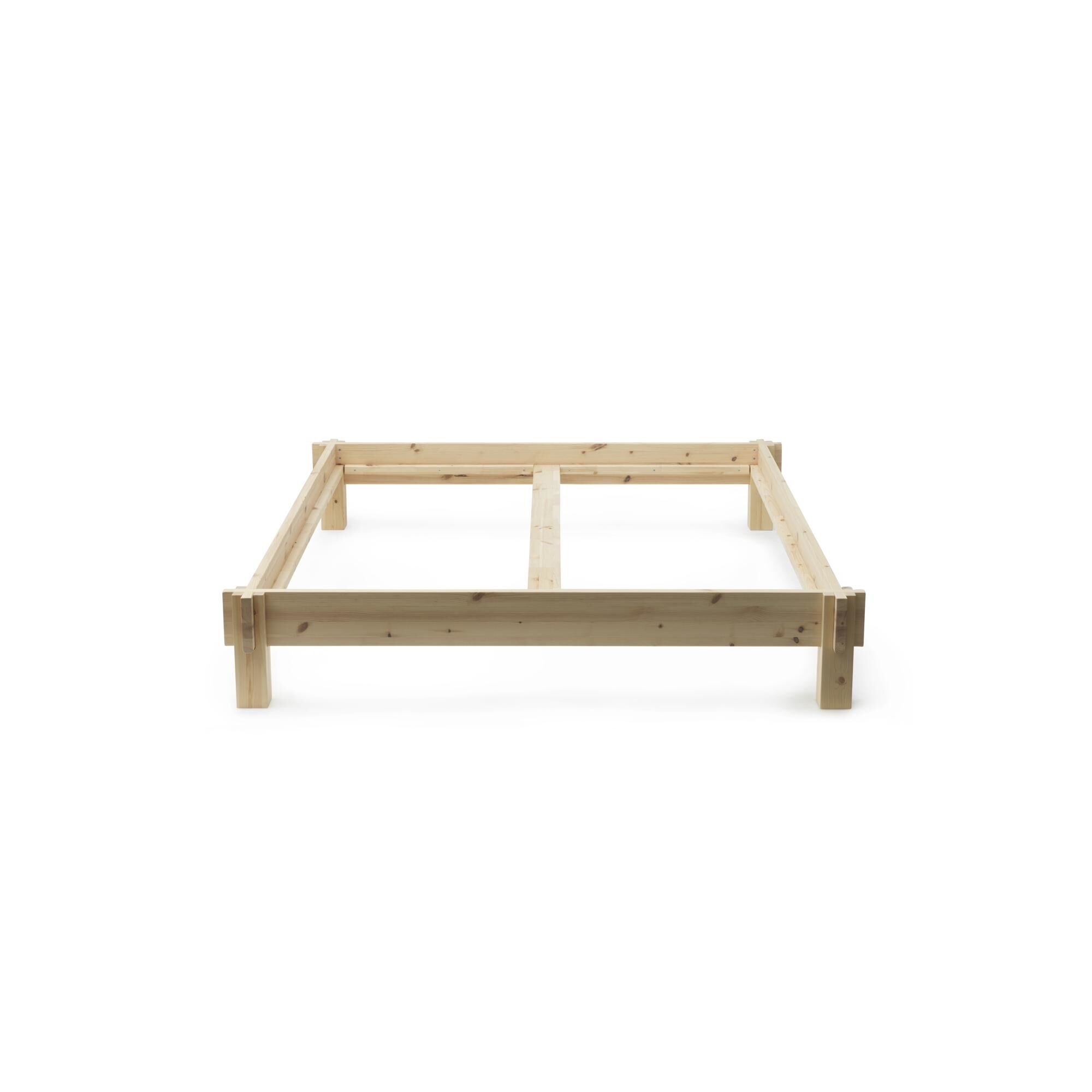 Notch Sengeramme 160x200 cm Fyrretr