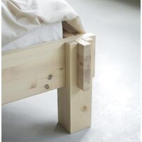 Notch Bed Frame 160x200 cm Pine