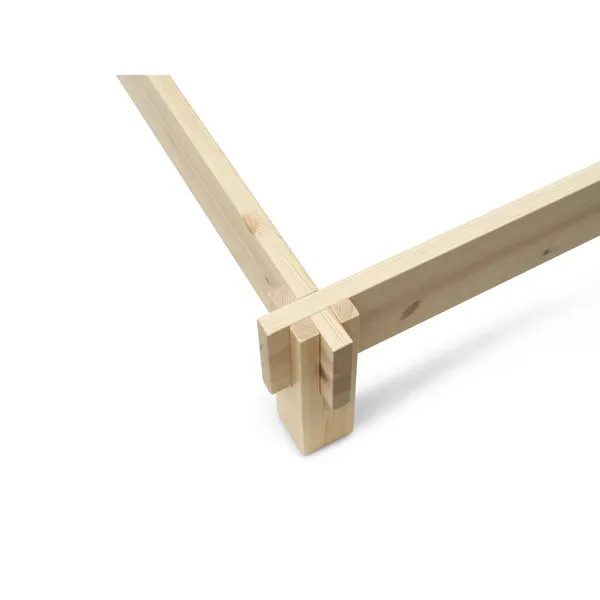 Notch Bed Frame 180x200 cm Pine