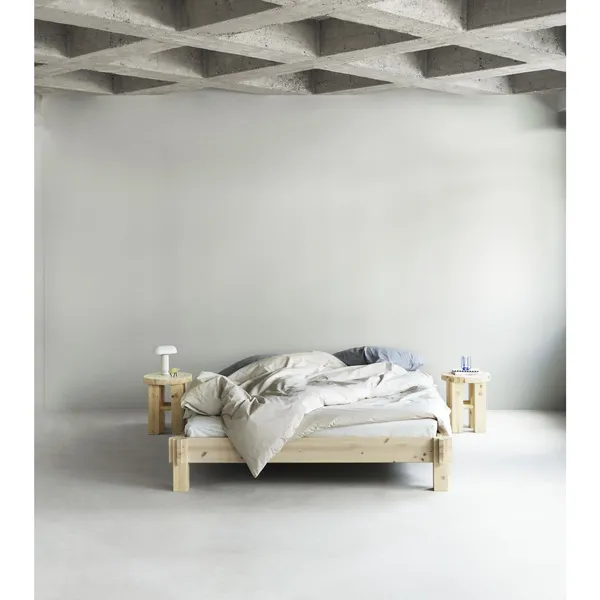 Notch Bed Frame 180x200 cm Pine