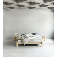 Notch Bed Frame 180x200 cm Pine