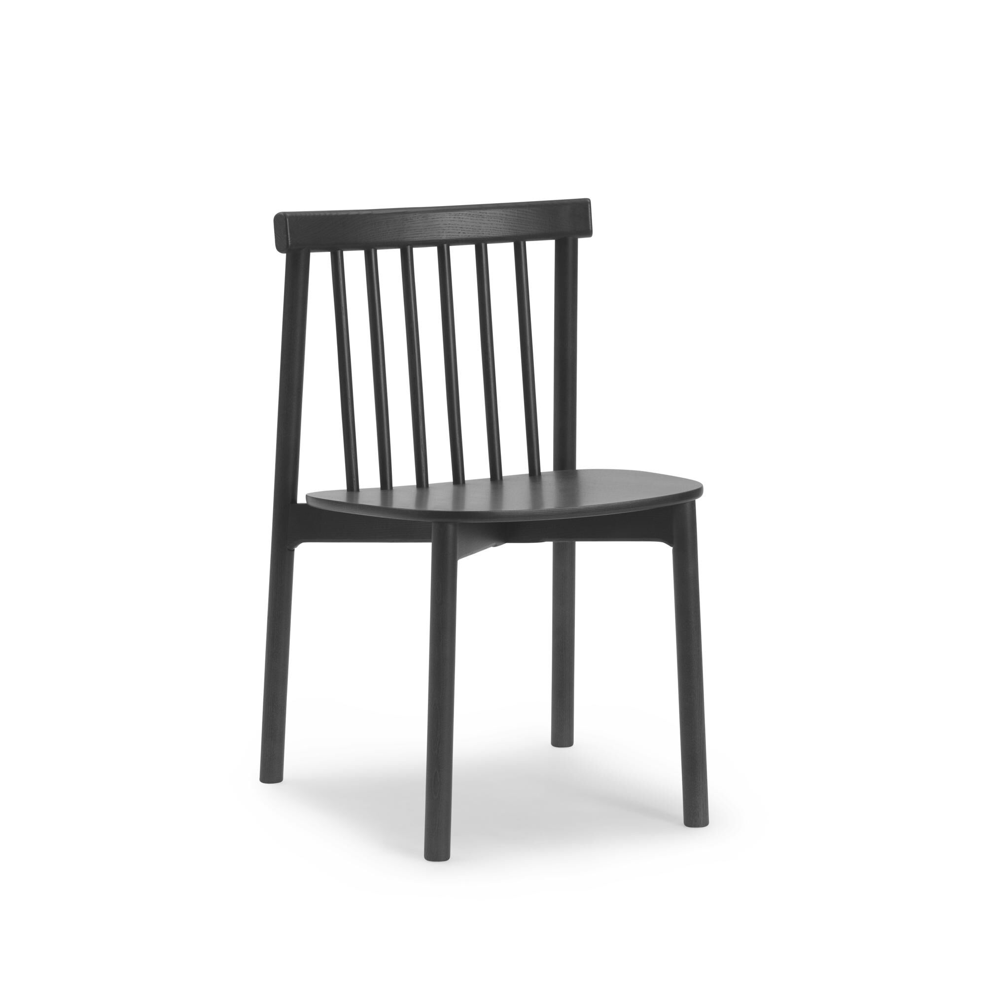 Pind Spisebordsstol Sortbejdset Asketr