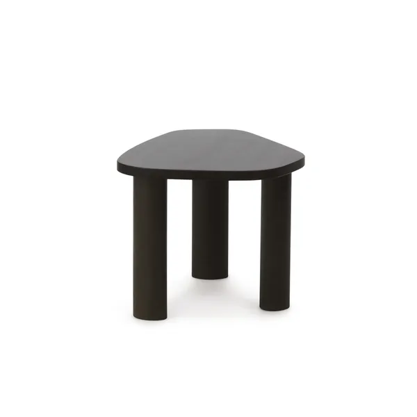 Sculp Coffee Table Small Brown Stained Ash Wood