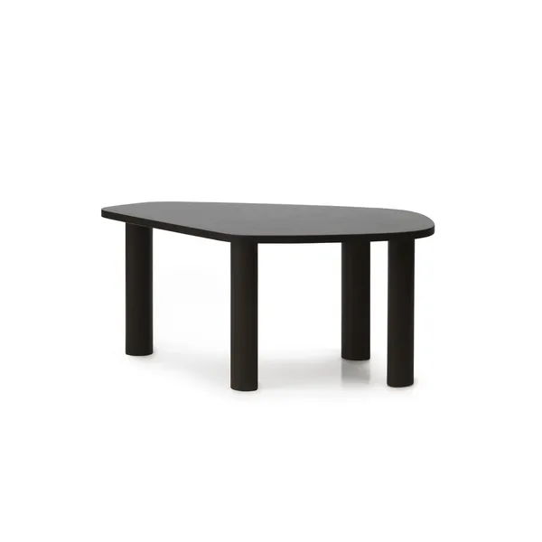 Sculp Coffee Table Large Brown Stained Ash Wood