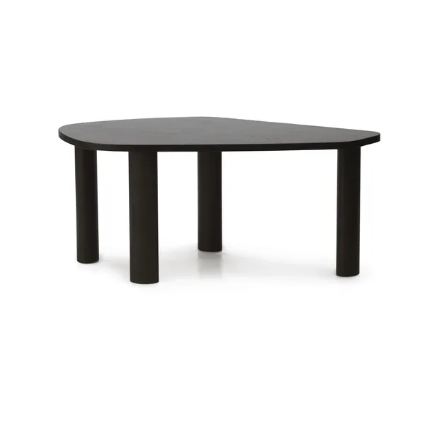 Sculp Coffee Table Large Brown Stained Ash Wood