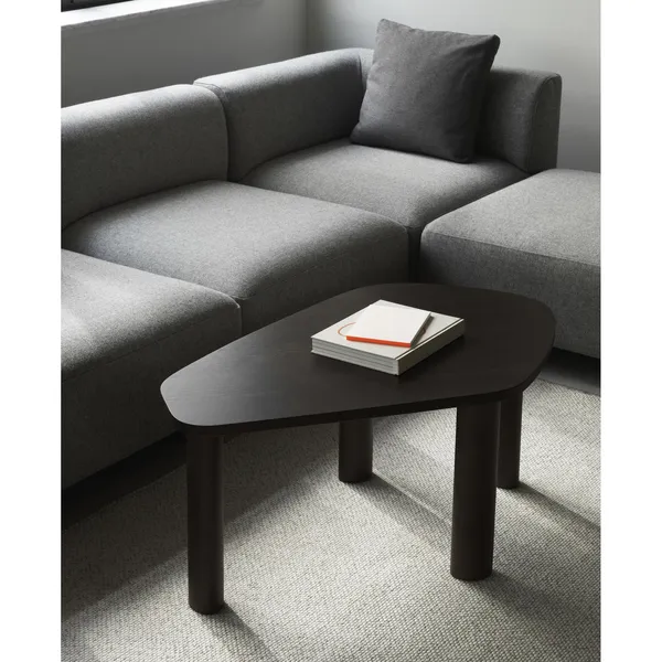 Sculp Coffee Table Large Brown Stained Ash Wood