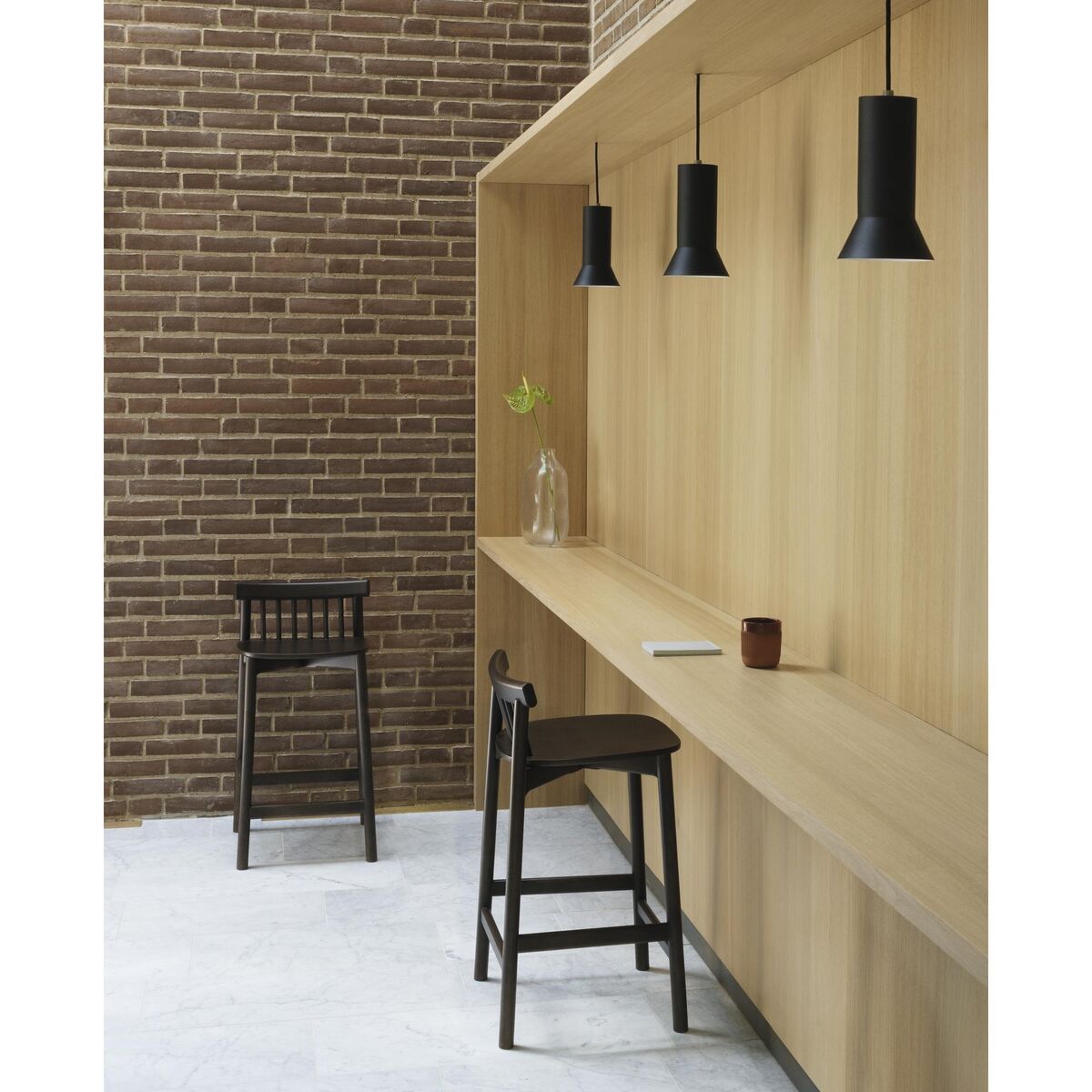 Hat Pendant Black Small