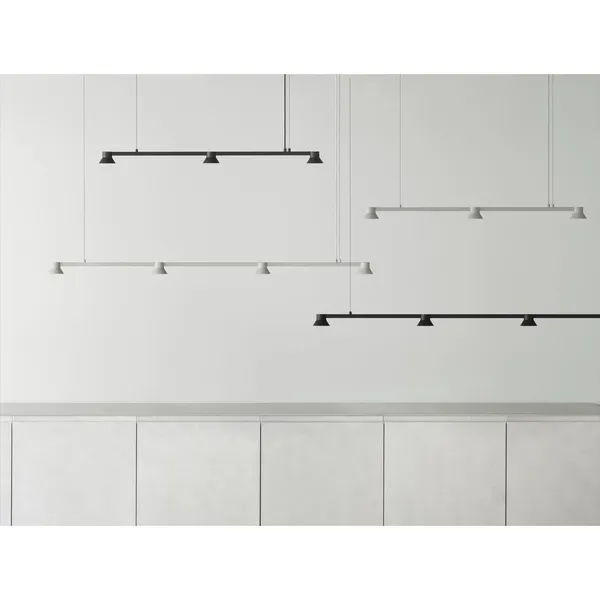 Hat Linear Pendant Large Black