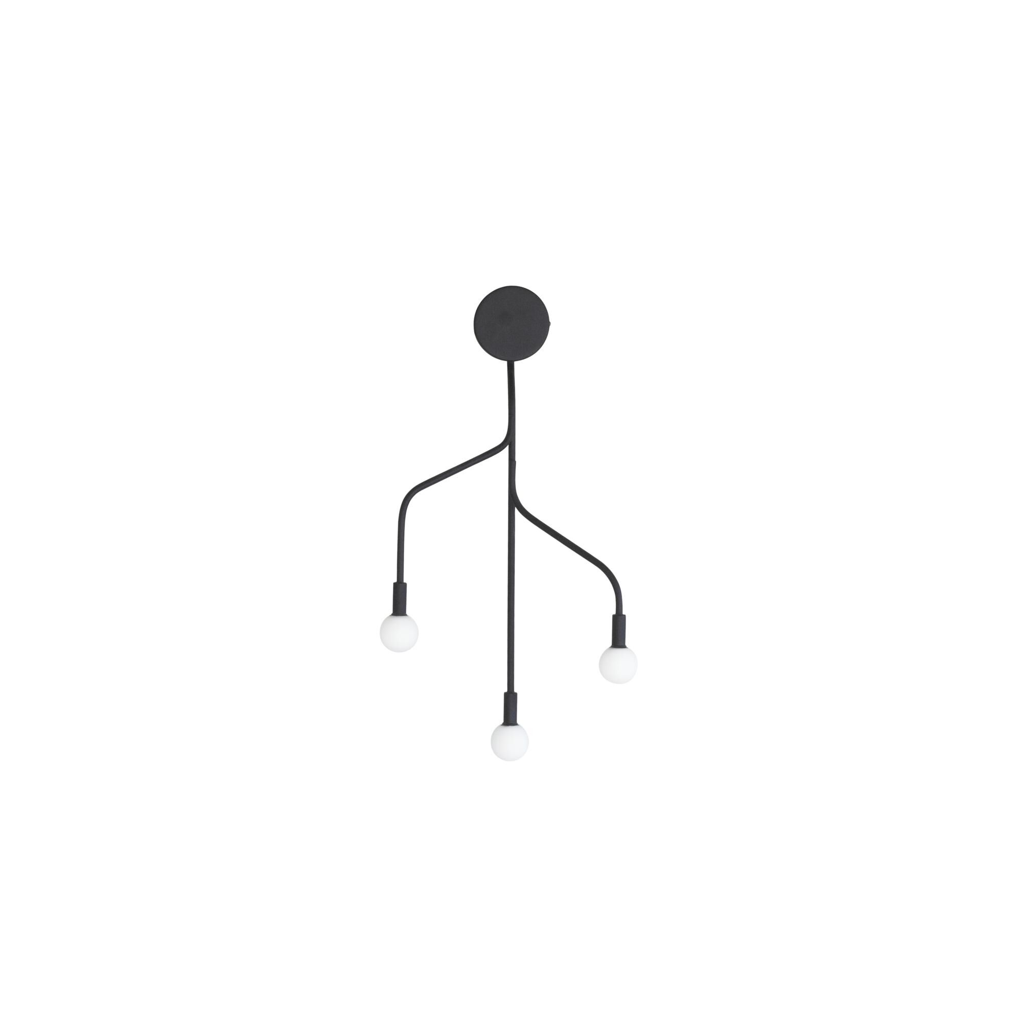 Growth Vegglampe Svart