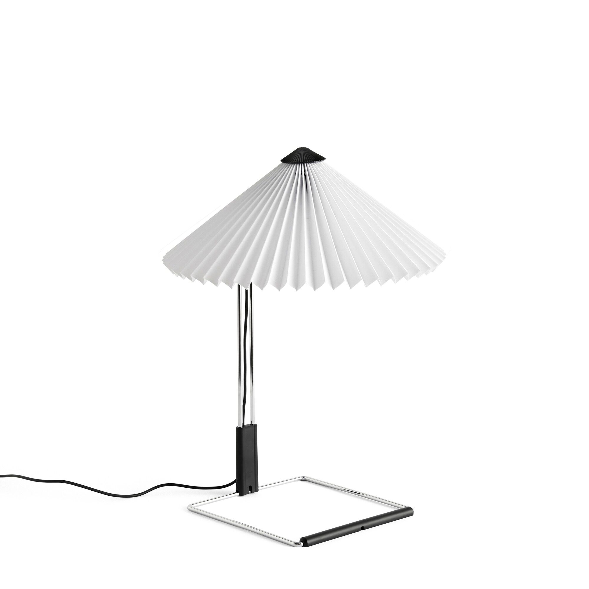 Matin Bordslampa Krom/ Vit 300