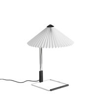 Matin Table Lamp Chrome/ White 300