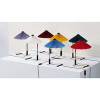 Matin Table Lamp Chrome/ White 300
