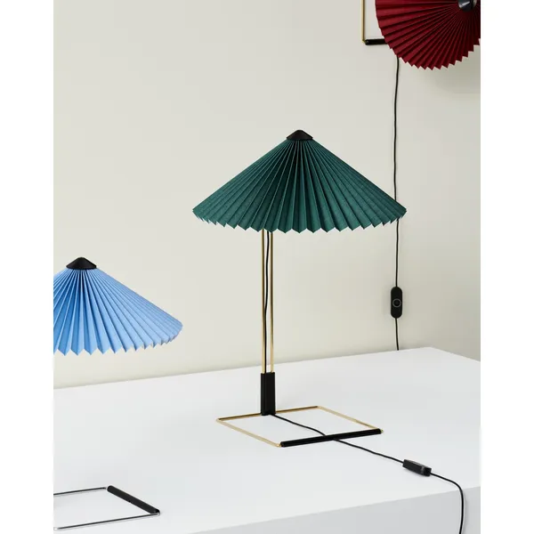 Matin Table Lamp Chrome/ White 300