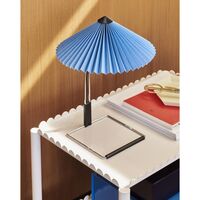 Matin Table Lamp Chrome/ White 300