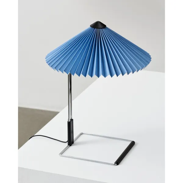 Matin Table Lamp Chrome/ White 300