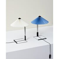 Matin Table Lamp Chrome/ White 300