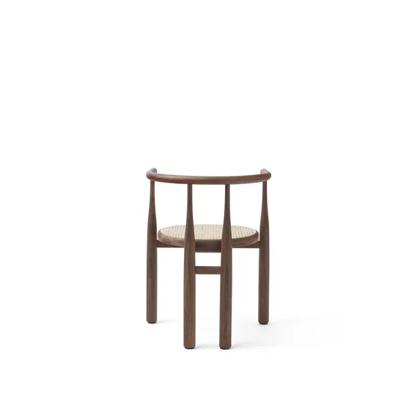 Bukowski Dining Chair Walnut with French Cane