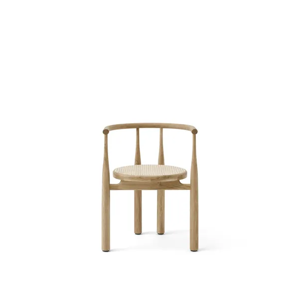 Bukowski Dining Chair Oak with French Cane