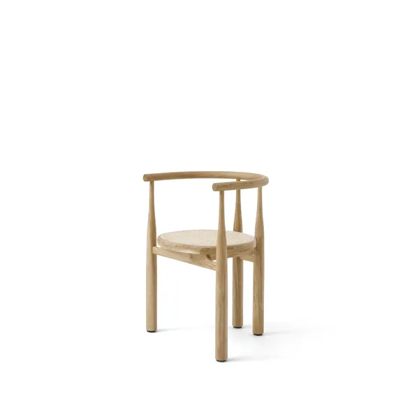 Bukowski Dining Chair Oak with French Cane