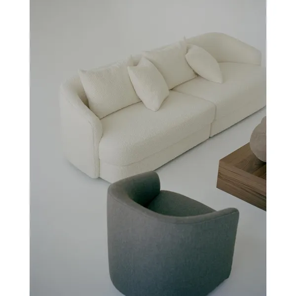 Covent Wohnsofa Dunkeltaupe