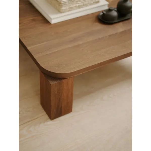 Atlas Couchtisch 60x60 Räuchereiche