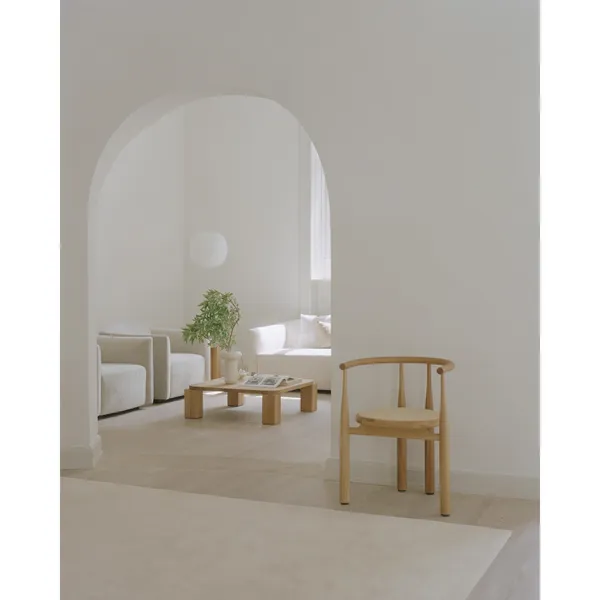 Atlas Couchtisch 82x82 Natureiche
