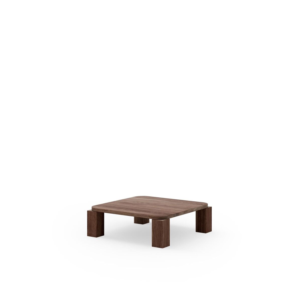 Atlas Coffee Table 82x82 Smoked Oak