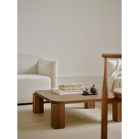 Atlas Coffee Table 82x82 Smoked Oak