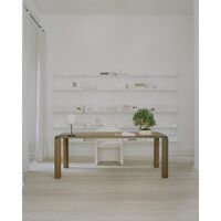 Atlas Eettafel 200x95 cm Gerookt Eiken