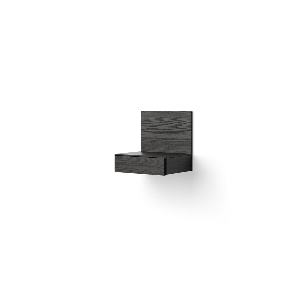 Tana Bedside Table Black Stained Oak