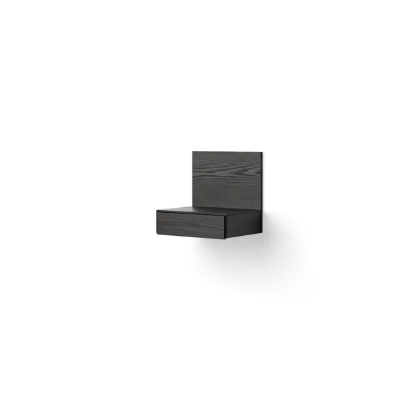 Tana Bedside Table Black Stained Oak